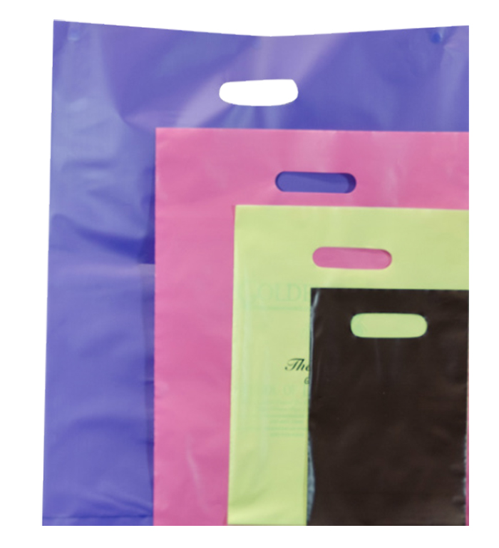 Frosted Tint Merchandise Bags (Colors)