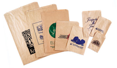 Natural Kraft Paper Merchandise Bags