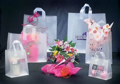 frosted gift bags