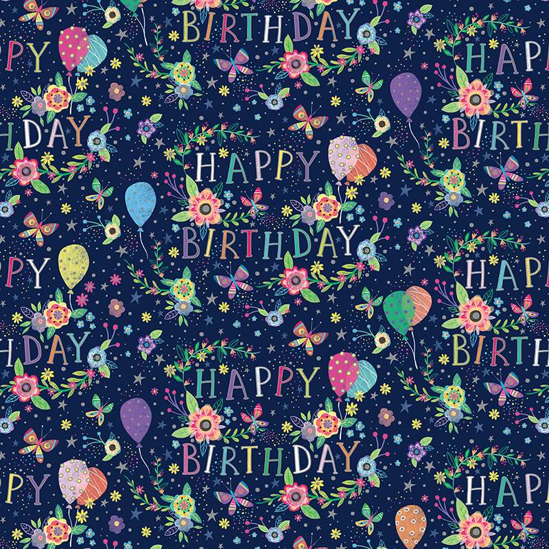 Personalised Children's Birthday with Name Wrapping Paper – Dyefor
