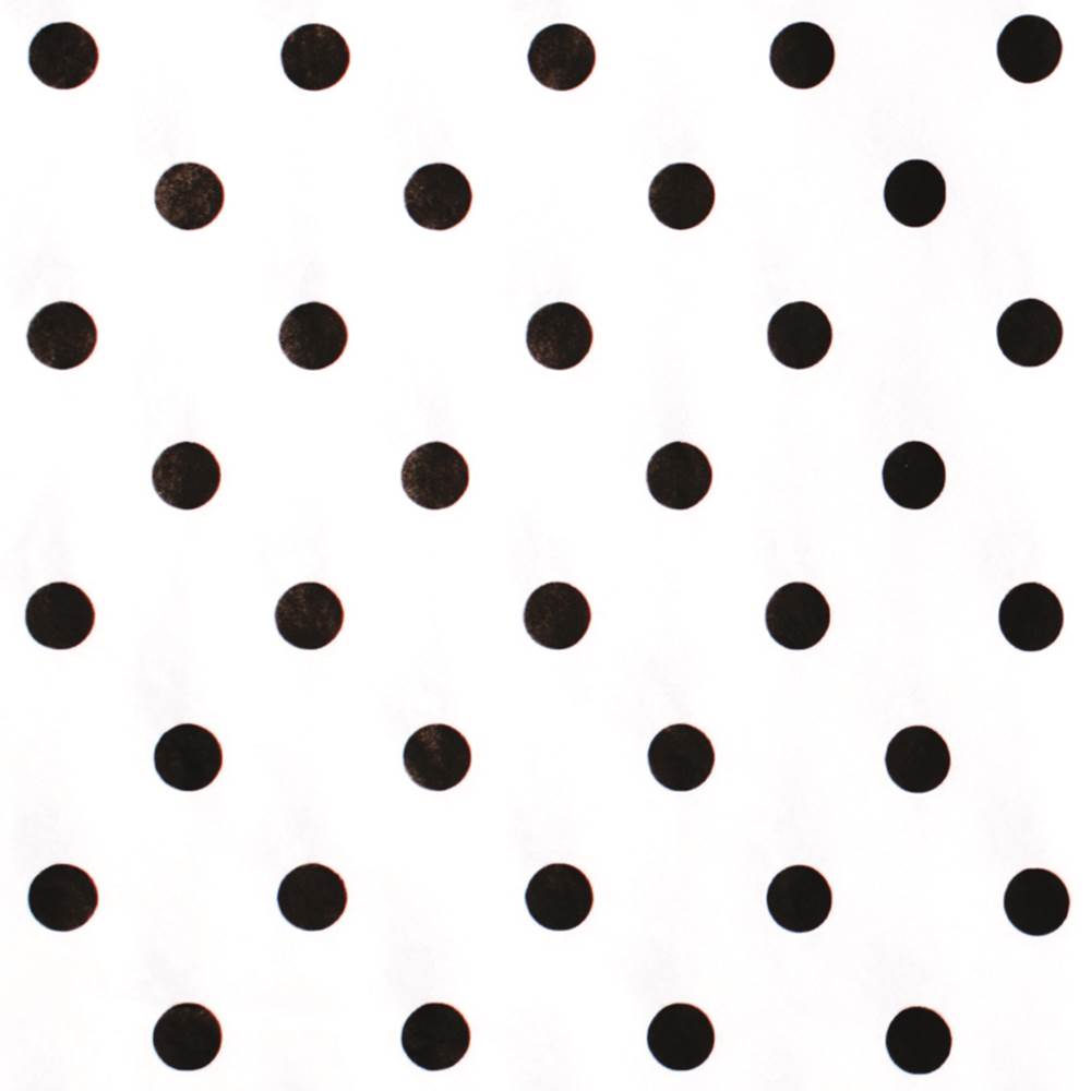 Black Dots on White - Wholesale Tissue Paper Designs - Made in USA