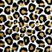 Black Leopard Gift Wrap Paper - B487