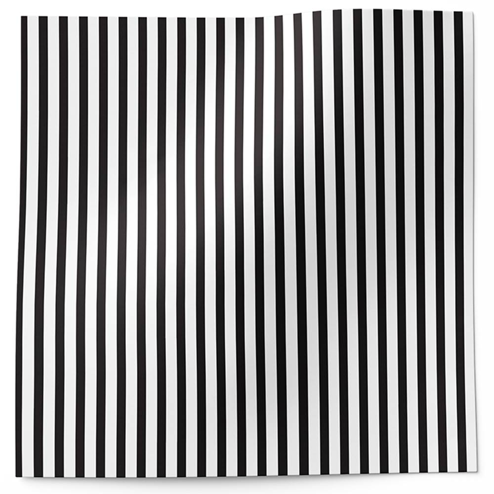 60 Sheets White with Black Star Tissue Paper,White and Black