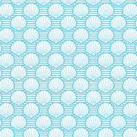 Blue Seashells Gift Wrap Paper Sullivan Gift Wrap Paper