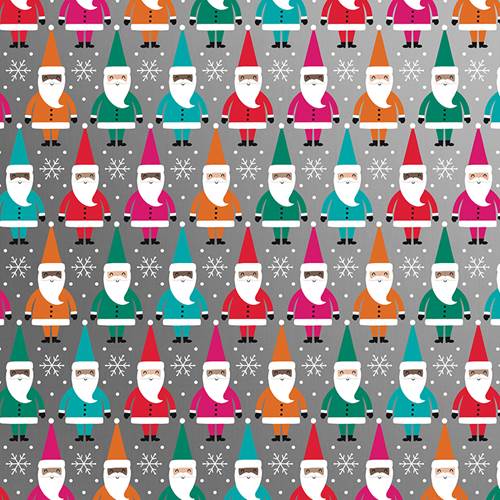 Bright Santa Gift Wrap Paper