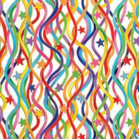 Celebration Streamers Gift Wrap Paper