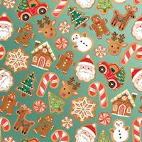 Christmas Cookies Gift Wrap Paper