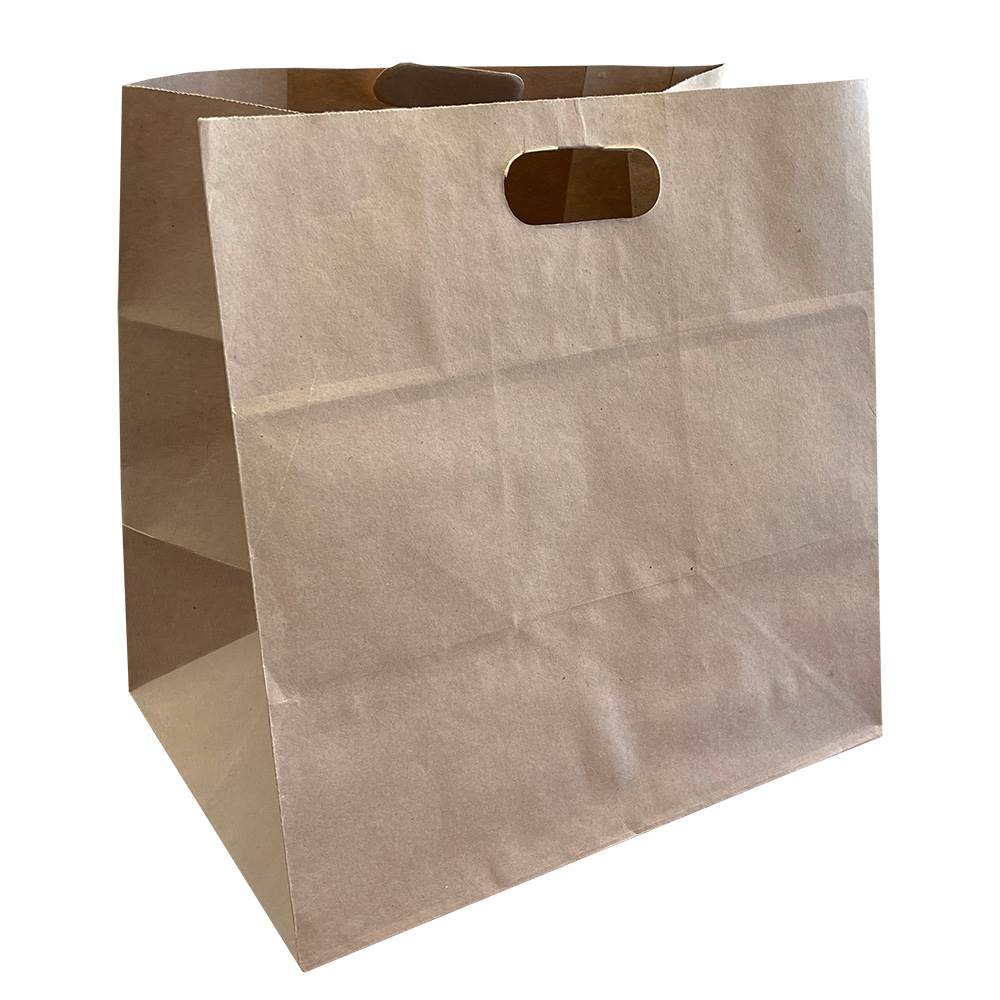 Die cut discount handle paper bags