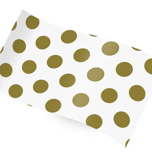 The Packaging Source | Wholesale Tissue Paper | Dots - Gold Dots Tissue ...