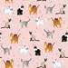 Festive Felines Gift Wrap Paper - B277