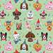 Festive Pups Gift Wrap Paper - B440