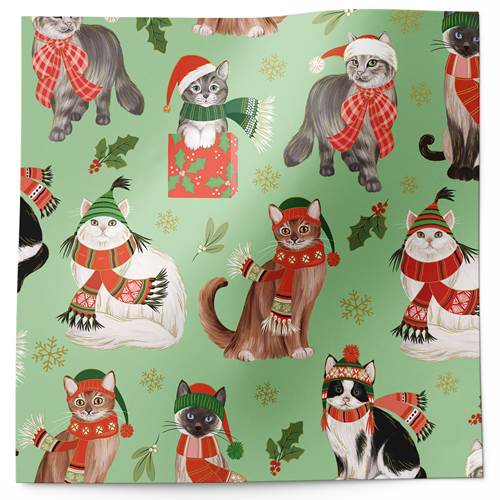 Frolicking Felines Tissue Paper