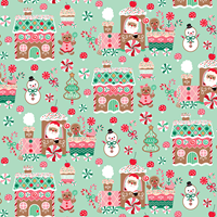 Gingerbread Town Gift Wrap Paper Sullivan Gift Wrap Paper