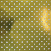 Gold & White Dots Gift Wrap Paper Sullivan Gift Wrap Paper