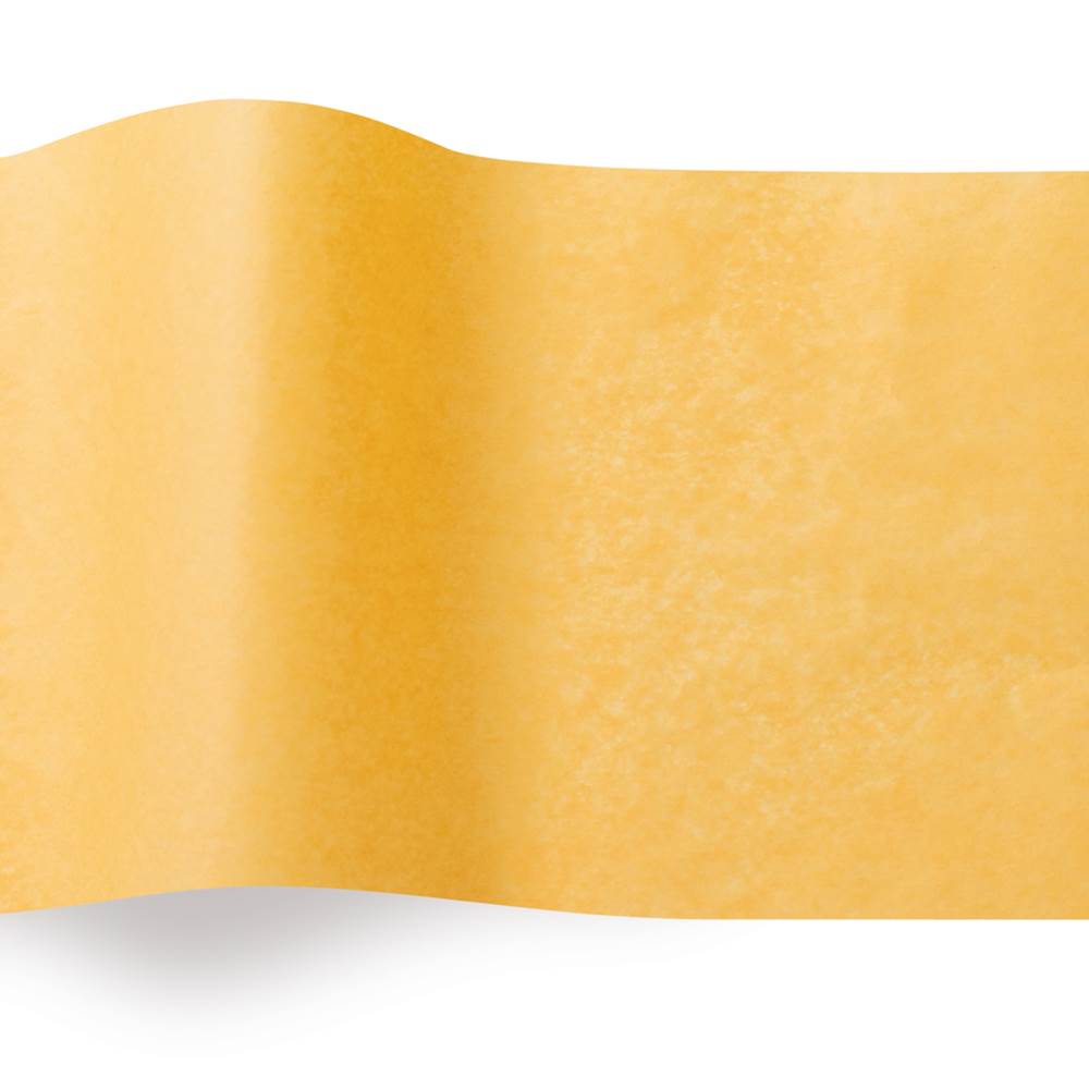 Colored Tissue Paper - Goldenrod Yellow - 480 Sheets per Ream