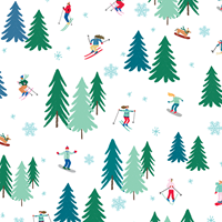 Hitting the Slopes Gift Wrap Paper Sullivan Gift Wrap Paper