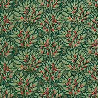 Holly Tapestry Gift Wrap Paper