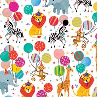 Jungle Birthday Party Gift Wrap Paper Wholesale gift wrap paper, Jillson & Roberts gift wrap, All occasion gift wrap, Everyday gift wrap, Floral gift wrap