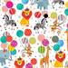 Jungle Birthday Party Gift Wrap Paper - B458