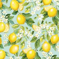 Lemon Tree Gift Wrap Paper Wholesale gift wrap paper, Jillson & Roberts gift wrap, All occasion gift wrap, Everyday gift wrap, Floral gift wrap