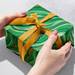 Marbleized Green Gift Wrap Paper - B821