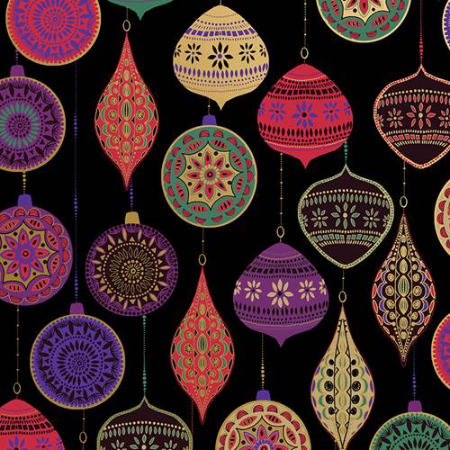 Opulent Ornaments Gift Wrap Paper