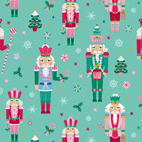 Peppermint Nutcracker Gift Wrap Paper Sullivan Gift Wrap Paper