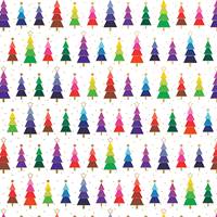 Rainbow Trees Gift Wrap Paper