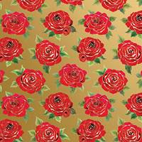 Red Roses Gift Wrap Paper Wholesale gift wrap paper, Jillson & Roberts gift wrap, All occasion gift wrap, Everyday gift wrap, Floral gift wrap