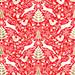 Red Scandanavian Gift Wrap Paper