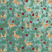 Reindeer Tapestry Gift Wrap Paper