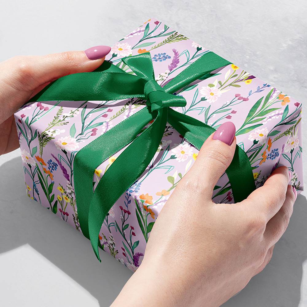Wrapping Paper: Beautiful floral, Secret Garden Flower Quality Wrapping  Paper