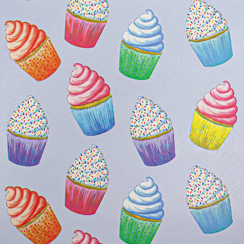 Sketchy Cupcakes Gift Wrap Paper