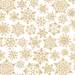 Sparkleflake Gold White Gift Wrap Paper