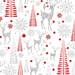 Sparkling Reindeer Gift Wrap Paper