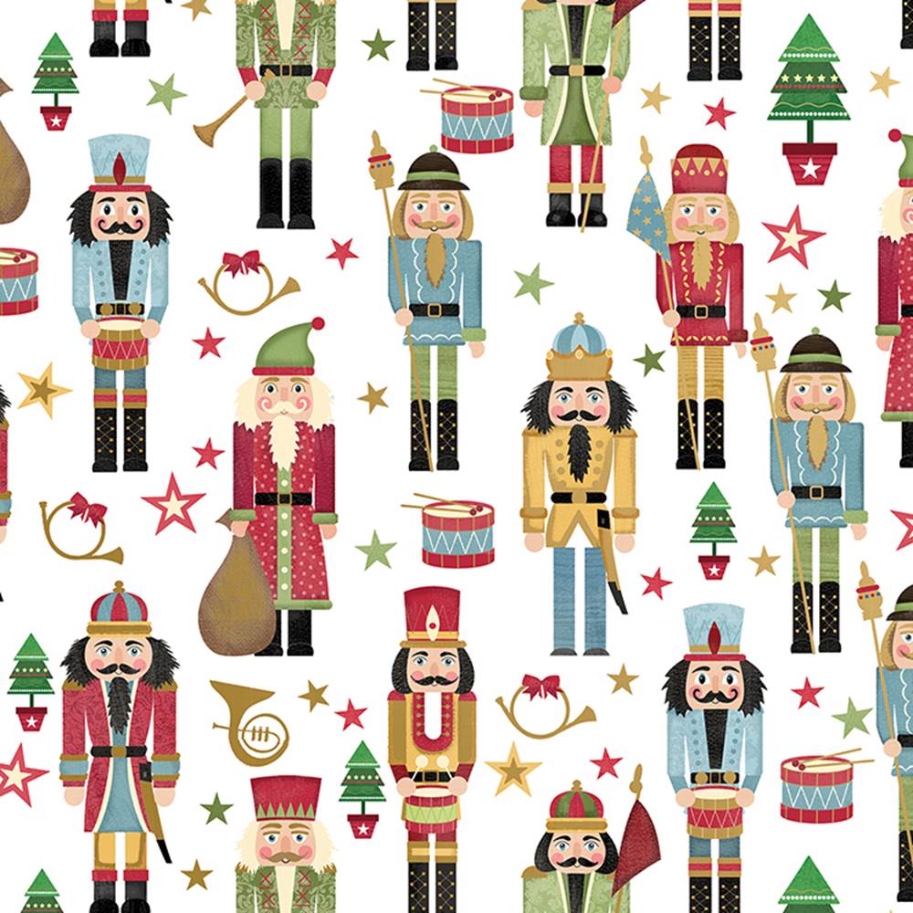 Large Print Version of Our Nutcracker Christmas Gift Wrap, Merry Christmas Wrapping  Paper, Vintage Gift Wrap 