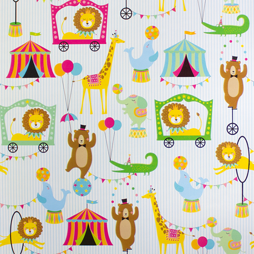 Under the Big Top Gift Wrap Paper