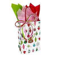 Whimsical Ornaments Paper Shopping Bags (Pup - Mini Pack)   