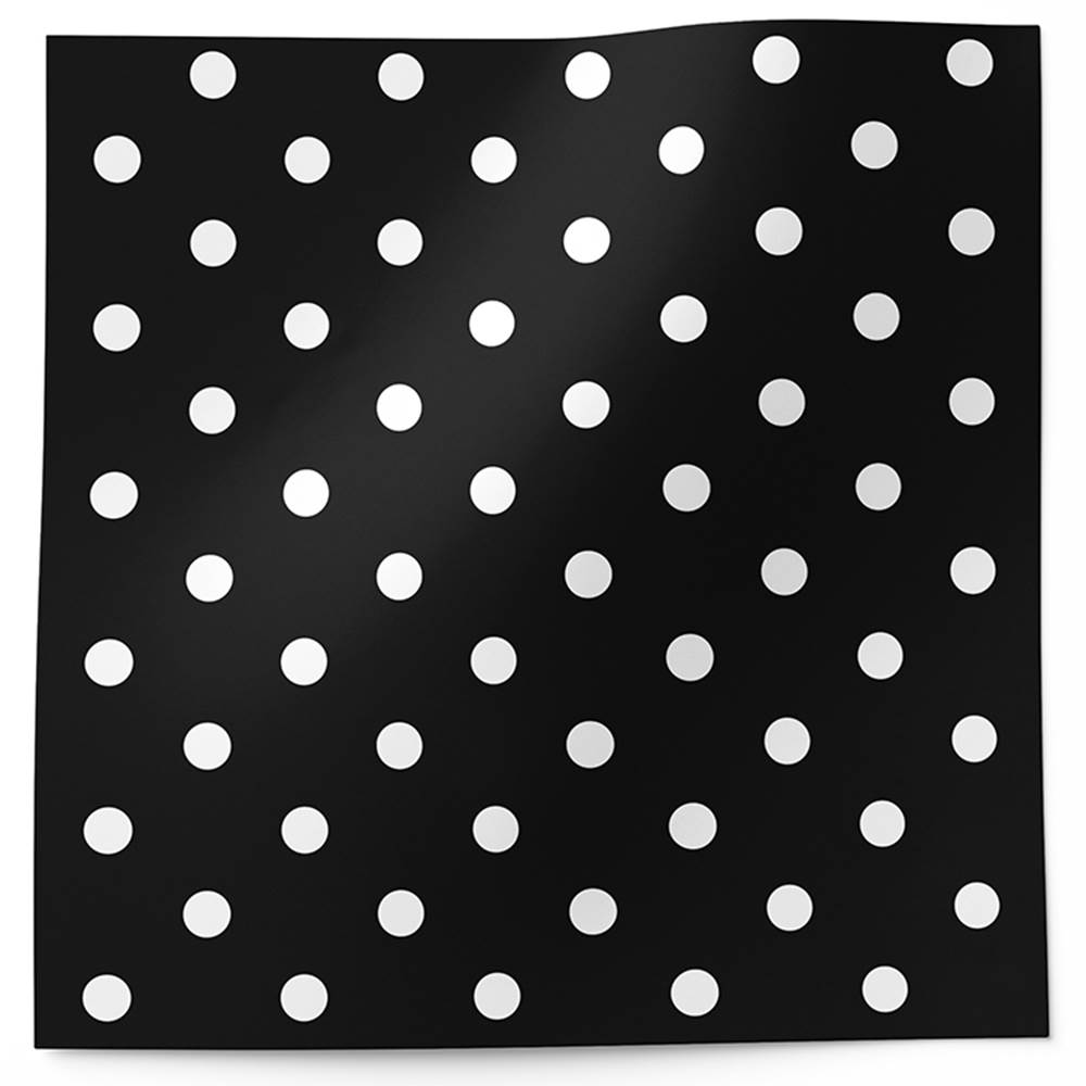 White Dots on Black Tissue Paper - Sweet Paper